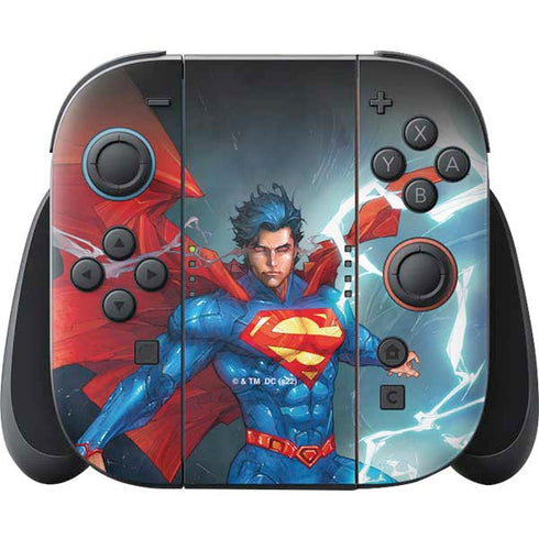 DC Comics Superman Heat Vision Nintendo Skins