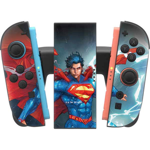 DC Comics Superman Heat Vision Nintendo Switch 2 (2025) Joy-Con Controller Skin