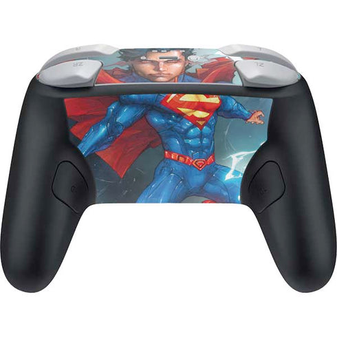 DC Comics Superman Heat Vision Nintendo Switch 2 (2025) Pro Controller Skin