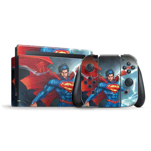 DC Comics Superman Heat Vision Nintendo Skins