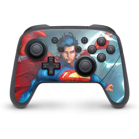 DC Comics Superman Heat Vision Nintendo Skins