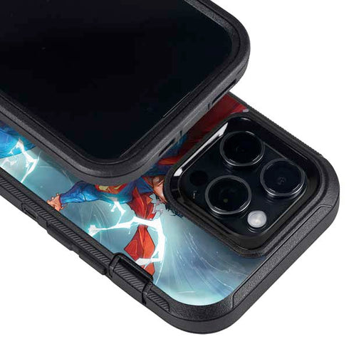 DC Comics Superman Heat Vision Otterbox Defender iPhone Skin