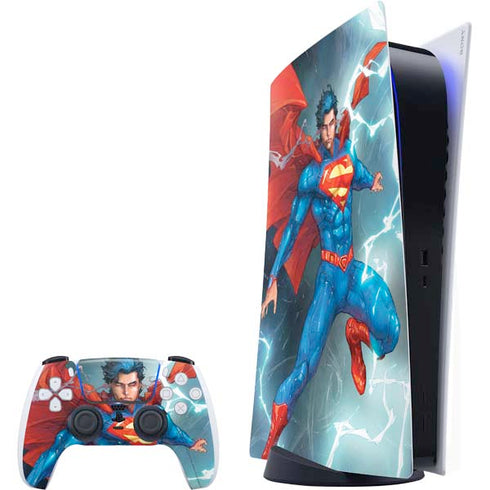DC Comics Superman Heat Vision PlayStation PS5 Skins