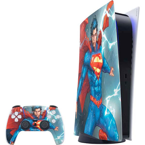 DC Comics Superman Heat Vision PlayStation PS5 Skins