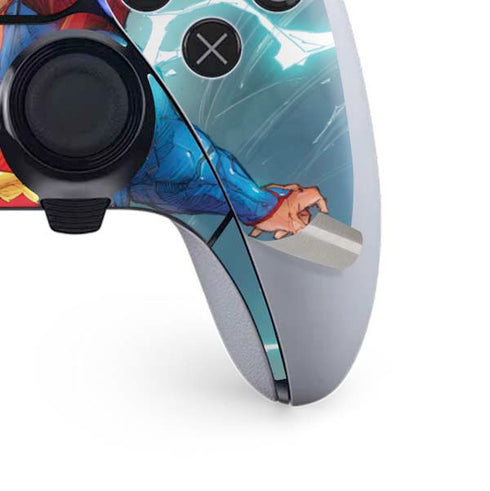 DC Comics Superman Secret and Lies #2 Cover New 52 PS5 DualSense Edge Pro Controller Skin