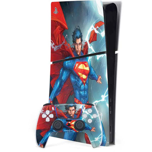 DC Comics Superman Heat Vision PlayStation PS5 Skins