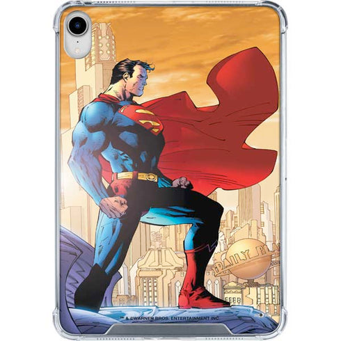 DC Comics Superman For Tomorrow Cover Art by Jim Lee iPad 11th Gen (2025) Clear Case