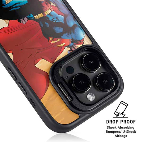 DC Comics Superman For Tomorrow Cover Art by Jim Lee iPhone 13 Pro Kickstand Case