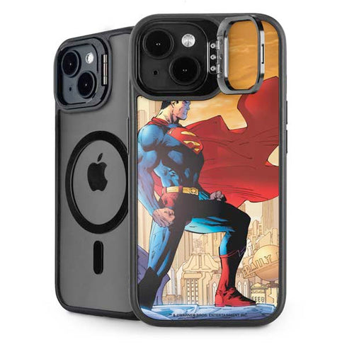 DC Comics Superman For Tomorrow Cover Art by Jim Lee iPhone 15 Kickstand Case