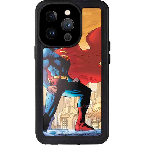 DC Comics Superman For Tomorrow Cover Art by Jim Lee iPhone 15 Pro Waterproof Case