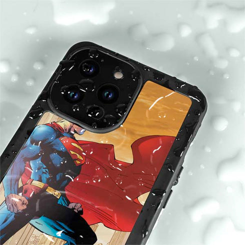 DC Comics Superman For Tomorrow Cover Art by Jim Lee iPhone 15 Pro Waterproof Case