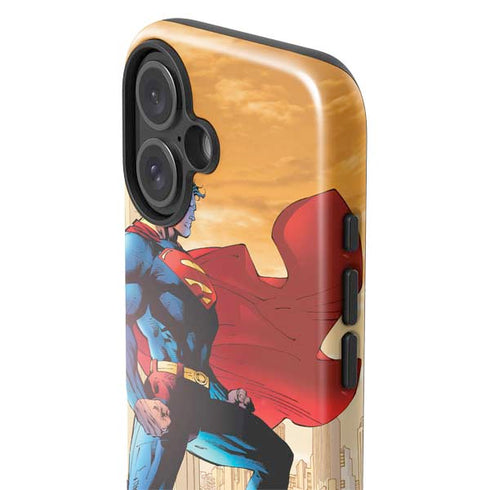 DC Comics Superman For Tomorrow Cover Art by Jim Lee iPhone 16 Plus Impact Case