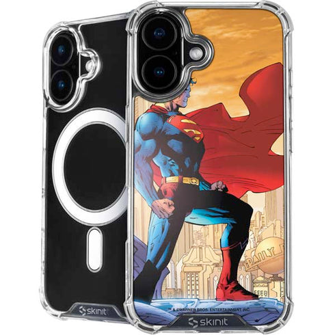 DC Comics Superman For Tomorrow Cover Art by Jim Lee iPhone 16 Plus MagSafe Case