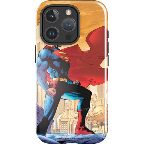 DC Comics Superman For Tomorrow Cover Art by Jim Lee iPhone 16 Pro Impact Case