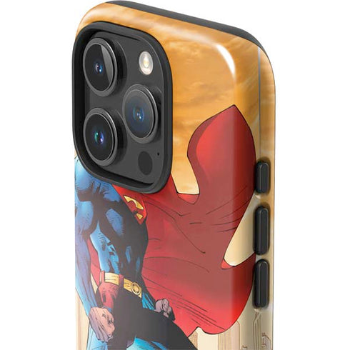 DC Comics Superman For Tomorrow Cover Art by Jim Lee iPhone 16 Pro Impact Case