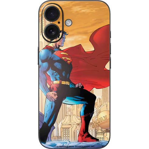 DC Comics Superman For Tomorrow Cover Art by Jim Lee iPhone 16 Skin