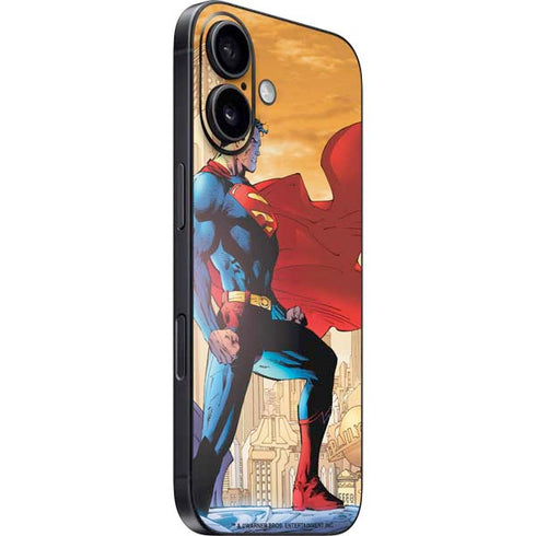 DC Comics Superman For Tomorrow Cover Art by Jim Lee iPhone 16 Skin