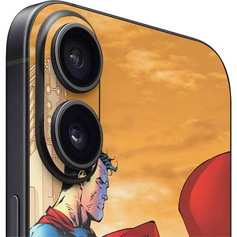DC Comics Superman For Tomorrow Cover Art by Jim Lee iPhone 16 Skin