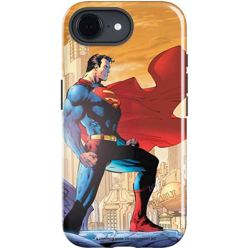 DC Comics Superman For Tomorrow Cover Art by Jim Lee iPhone 16e Impact Case