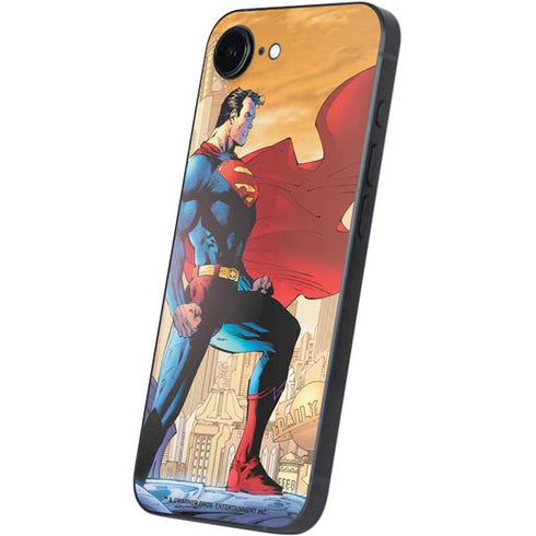 DC Comics Superman For Tomorrow Cover Art by Jim Lee iPhone 16e Skin