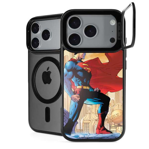 DC Comics Superman For Tomorrow Cover Art by Jim Lee iPhone 18 Pro Kickstand Case