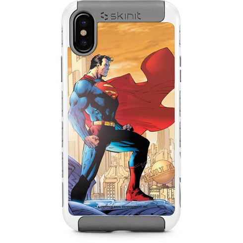 DC Comics Superman For Tomorrow Cover Art by Jim Lee iPhone Cases