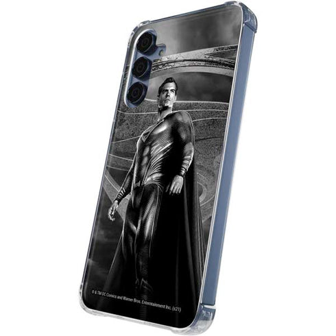 The Justice League (2017) Superman Poster Galaxy A35 5G Clear Case