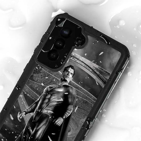The Justice League (2017) Superman Poster Galaxy S24 Plus Waterproof Case