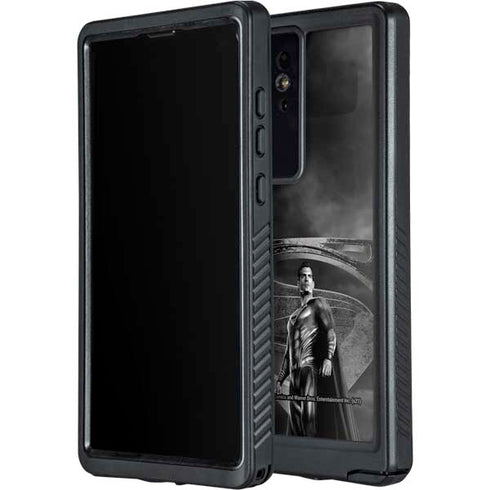 The Justice League (2017) Superman Poster Galaxy S24 Ultra Waterproof Case