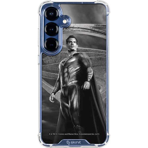 The Justice League (2017) Superman Poster Galaxy S25 Clear Case