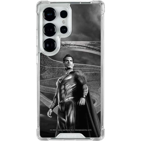 The Justice League (2017) Superman Poster Galaxy S26 Ultra Clear Case