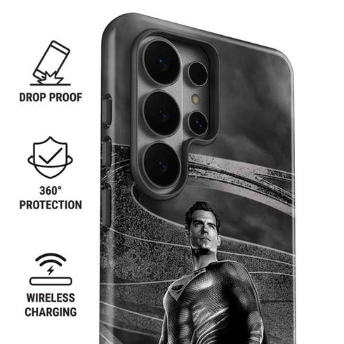 The Justice League (2017) Superman Poster Galaxy S26 Ultra Impact Case