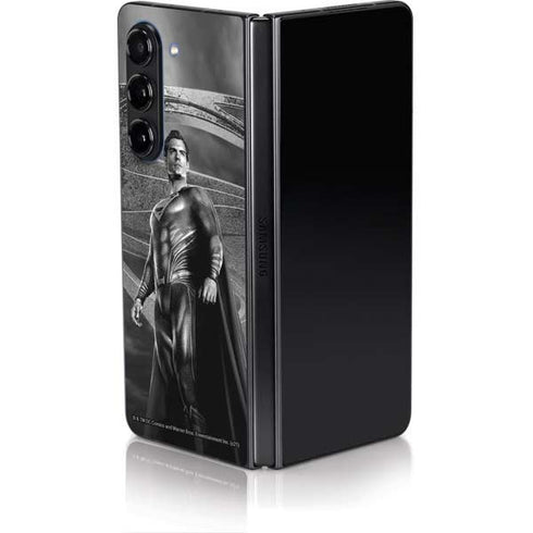 The Justice League (2017) Superman Poster Galaxy Z Fold5 5G Skin
