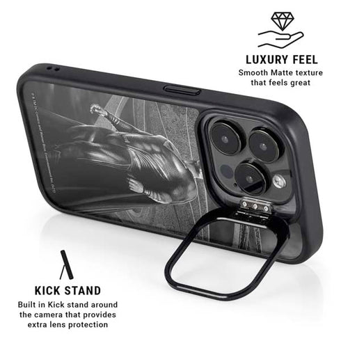 The Justice League (2017) Superman Poster iPhone 14 Pro Kickstand Case