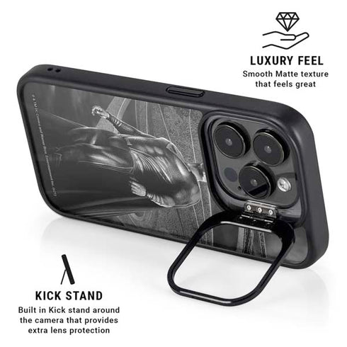 The Justice League (2017) Superman Poster iPhone 14 Pro Max Kickstand Case