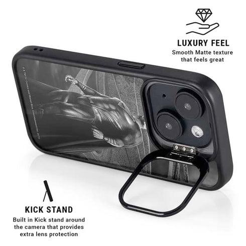 The Justice League (2017) Superman Poster iPhone 15 Plus Kickstand Case