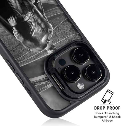 The Justice League (2017) Superman Poster iPhone 15 Pro Max Kickstand Case