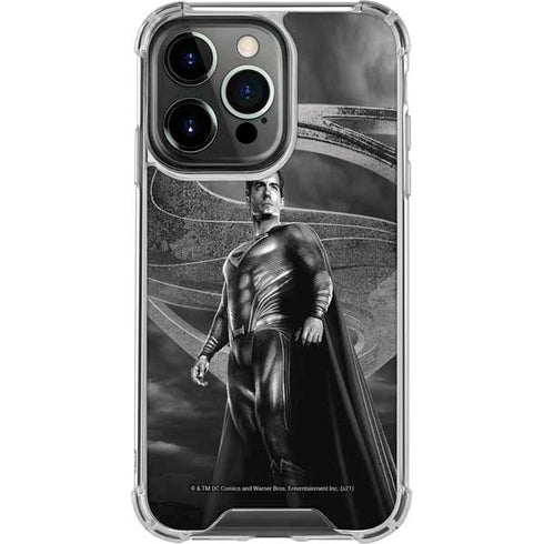 The Justice League (2017) Superman Poster iPhone 16 Pro Clear Case