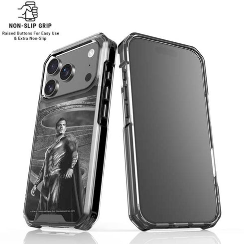 The Justice League (2017) Superman Poster iPhone 17 Pro Clear Case