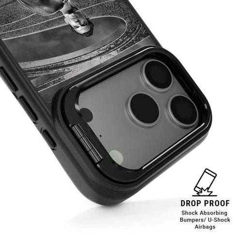 The Justice League (2017) Superman Poster iPhone 17 Pro Kickstand Case