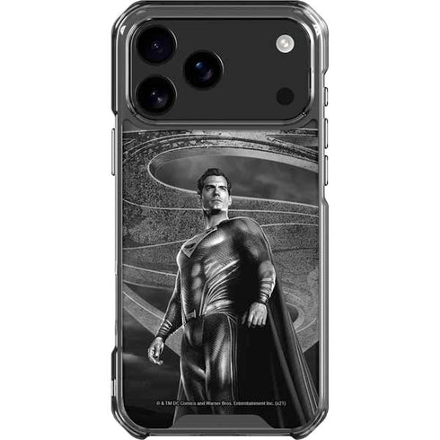 The Justice League (2017) Superman Poster iPhone 17 Pro Max Clear Case