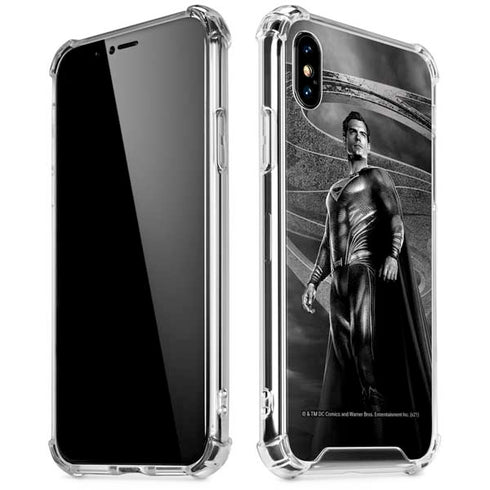 The Justice League (2017) Superman Poster iPhone X/XS Clear Case