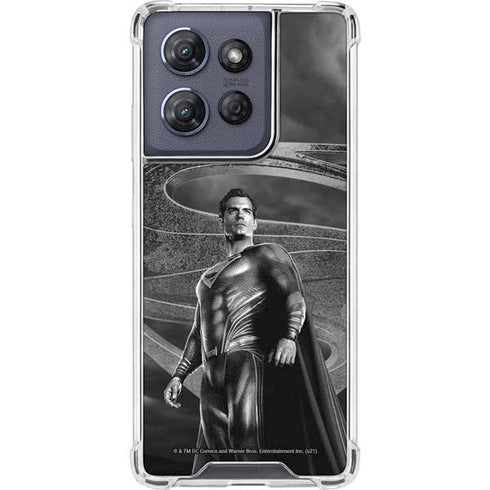 The Justice League (2017) Superman Poster Moto G 5G (2025) Clear Case