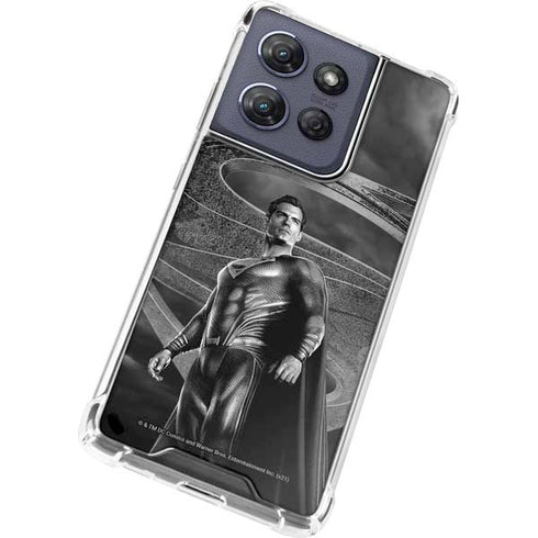 The Justice League (2017) Superman Poster Moto G 5G (2025) Clear Case