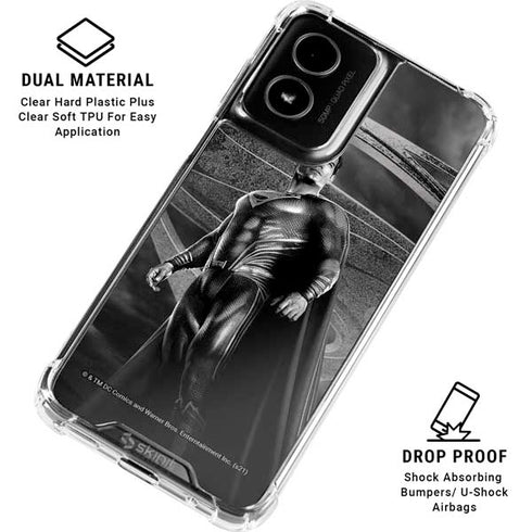 The Justice League (2017) Superman Poster Moto G Power 5G (2024) Clear Case