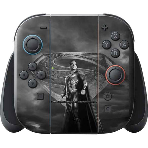 The Justice League (2017) Superman Poster Nintendo Switch 2 (2025) with Joy-Con Skin