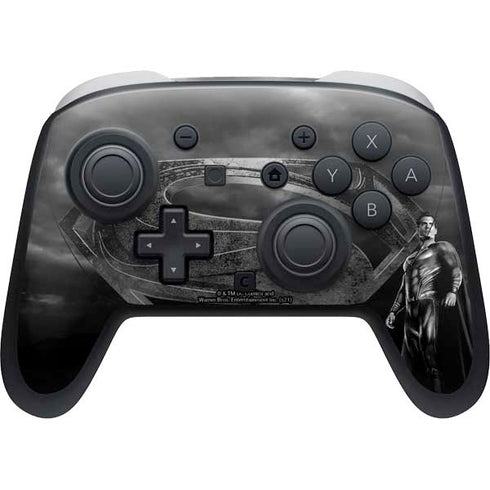 The Justice League (2017) Superman Poster Nintendo Switch 2 (2025) Pro Controller Skin