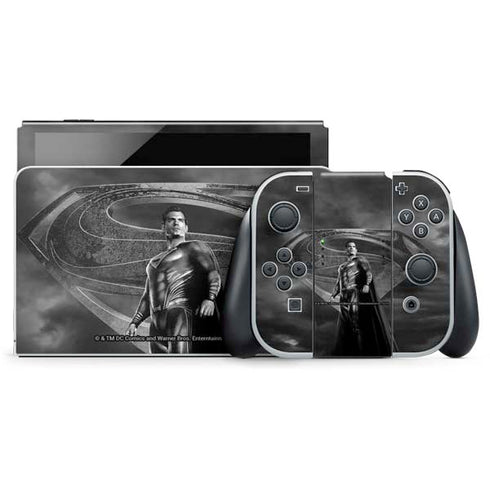 The Justice League (2017) Superman Poster Nintendo Skins