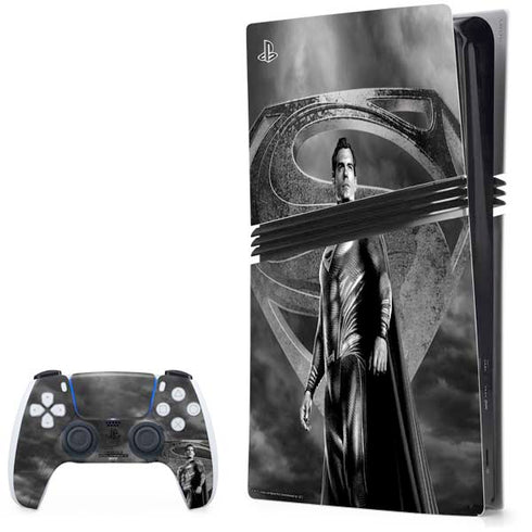 The Justice League (2017) Superman Poster PS5 Pro Bundle Skin