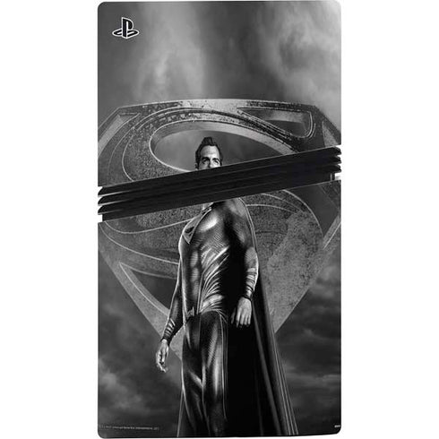 The Justice League (2017) Superman Poster PS5 Pro Disk Bundle Skin